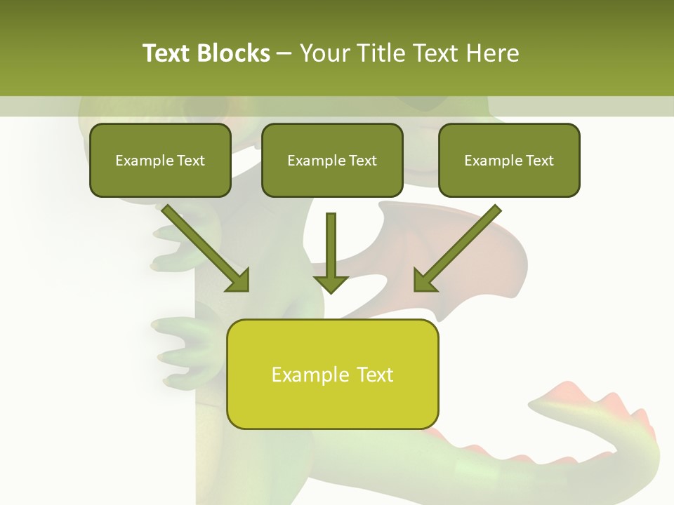 Only Person Cheerful PowerPoint Template