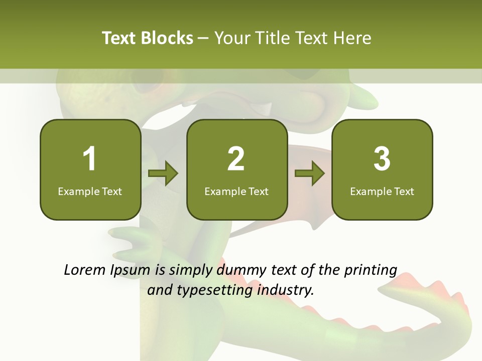 Only Person Cheerful PowerPoint Template