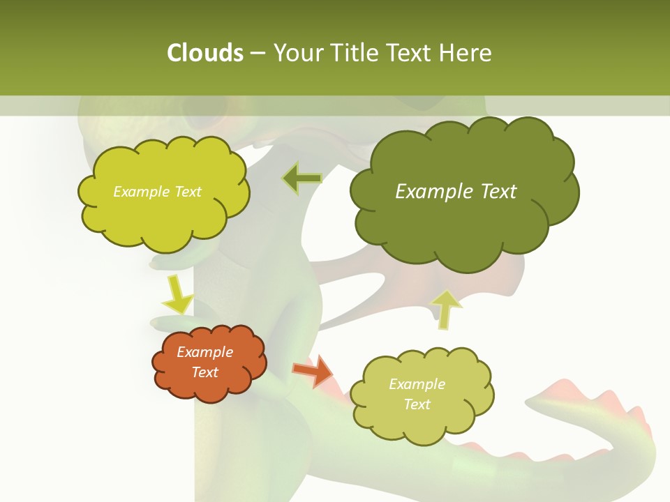 Only Person Cheerful PowerPoint Template