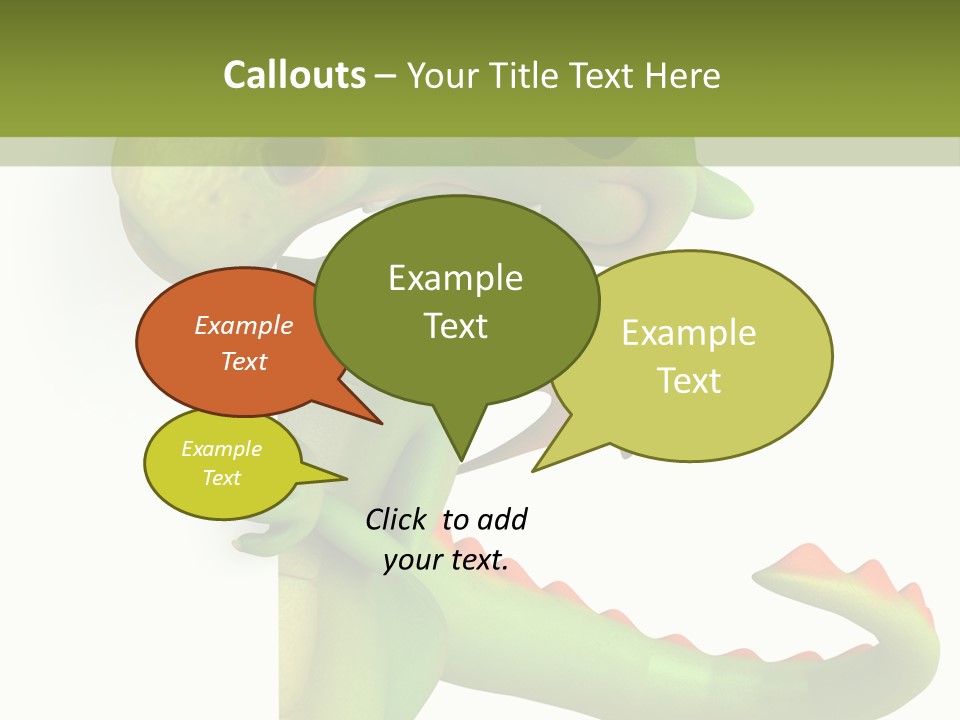 Only Person Cheerful PowerPoint Template