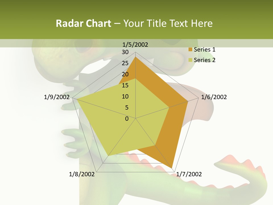 Only Person Cheerful PowerPoint Template