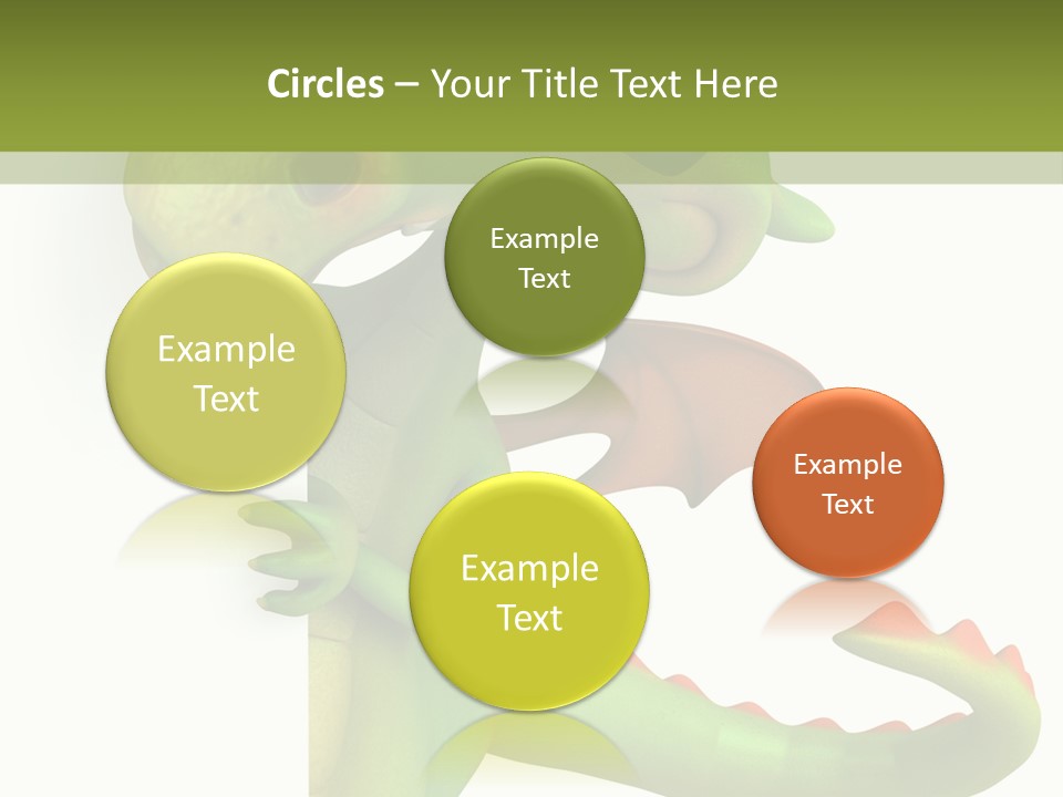 Only Person Cheerful PowerPoint Template