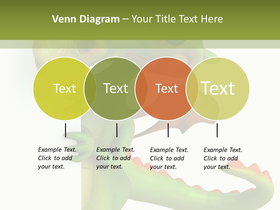 Only Person Cheerful PowerPoint Template