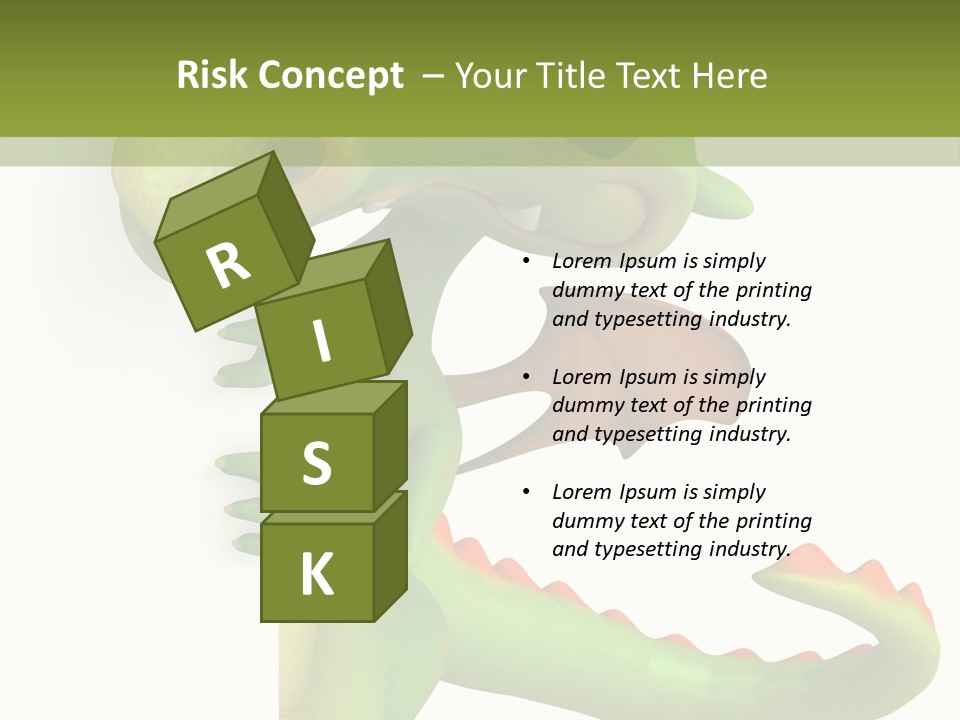 Only Person Cheerful PowerPoint Template