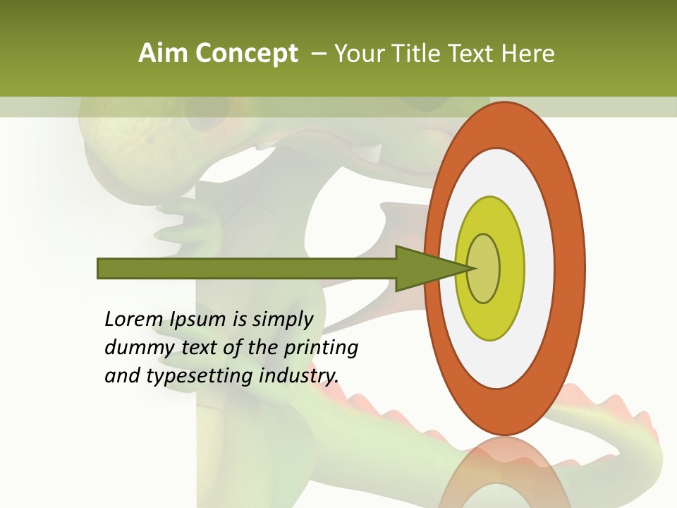 Only Person Cheerful PowerPoint Template