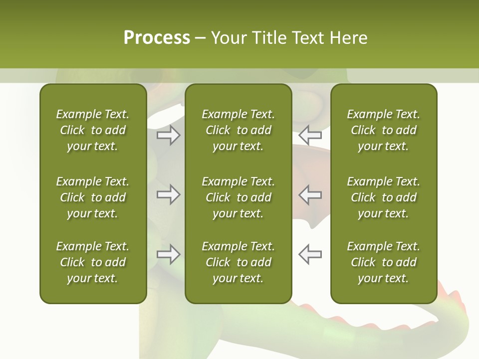 Only Person Cheerful PowerPoint Template