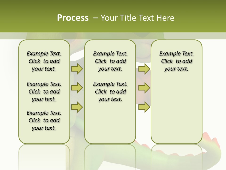 Only Person Cheerful PowerPoint Template