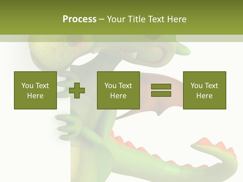 Only Person Cheerful PowerPoint Template