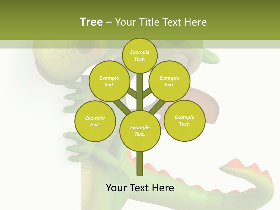 Only Person Cheerful PowerPoint Template