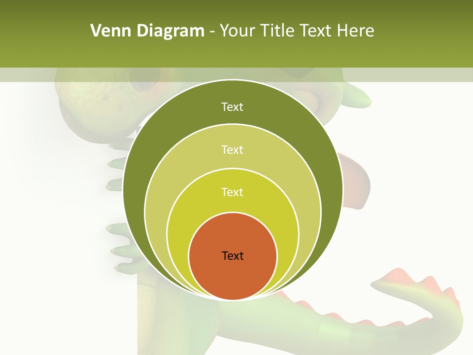 Only Person Cheerful PowerPoint Template