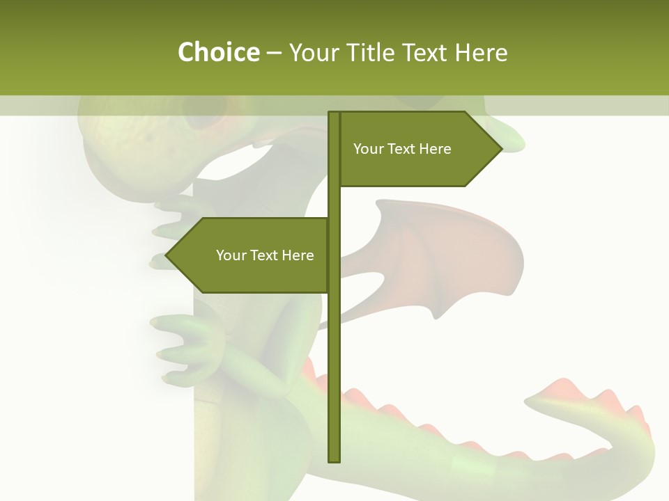 Only Person Cheerful PowerPoint Template