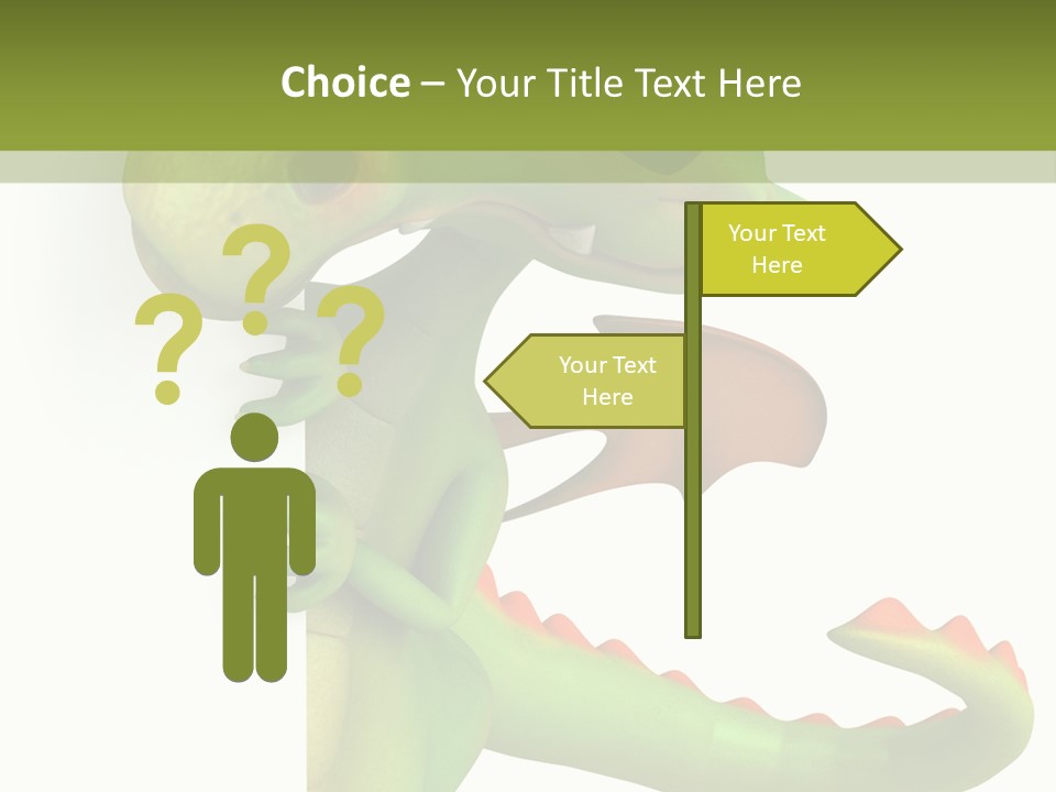 Only Person Cheerful PowerPoint Template