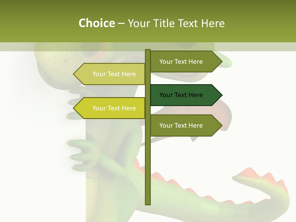 Only Person Cheerful PowerPoint Template