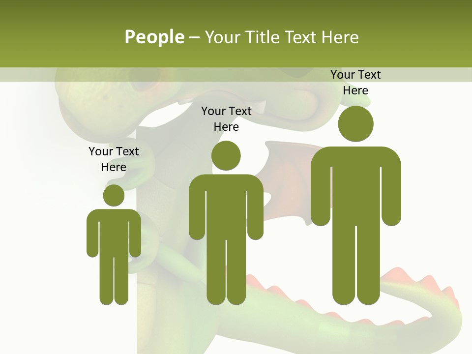 Only Person Cheerful PowerPoint Template