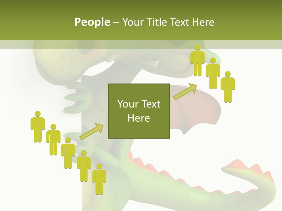 Only Person Cheerful PowerPoint Template