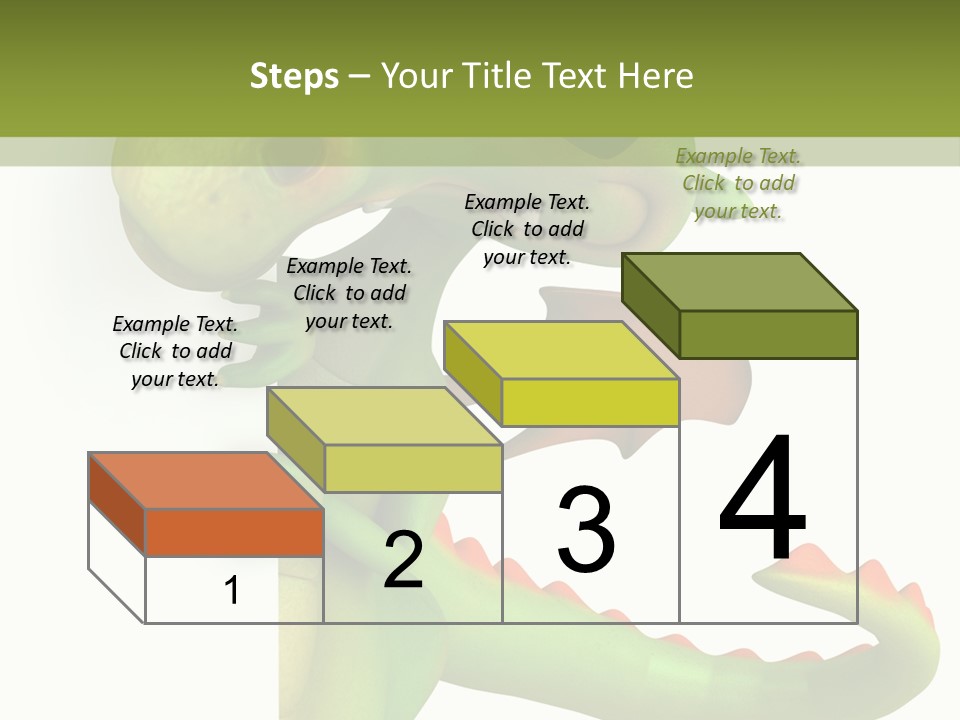 Only Person Cheerful PowerPoint Template