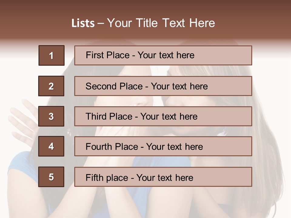 Beautiful Girlfriends Attractive PowerPoint Template