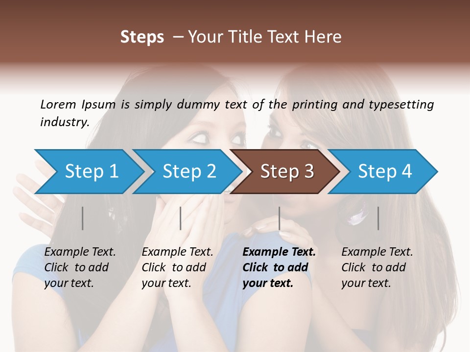 Beautiful Girlfriends Attractive PowerPoint Template