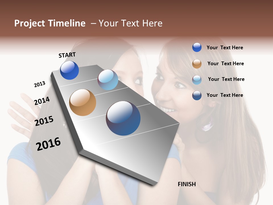 Beautiful Girlfriends Attractive PowerPoint Template