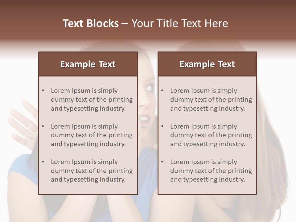 Beautiful Girlfriends Attractive PowerPoint Template