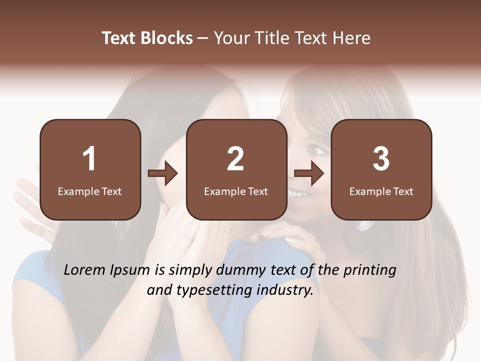 Beautiful Girlfriends Attractive PowerPoint Template