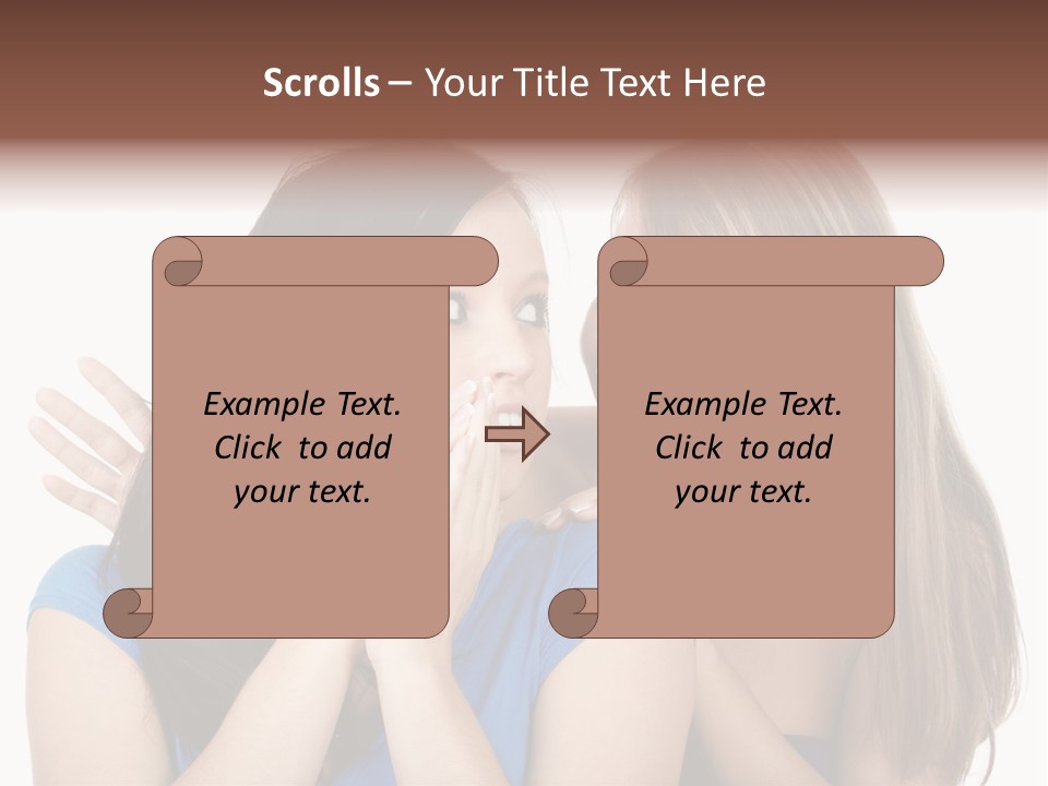 Beautiful Girlfriends Attractive PowerPoint Template