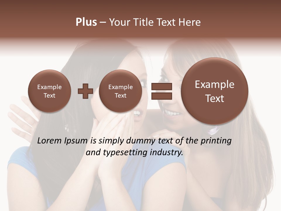 Beautiful Girlfriends Attractive PowerPoint Template