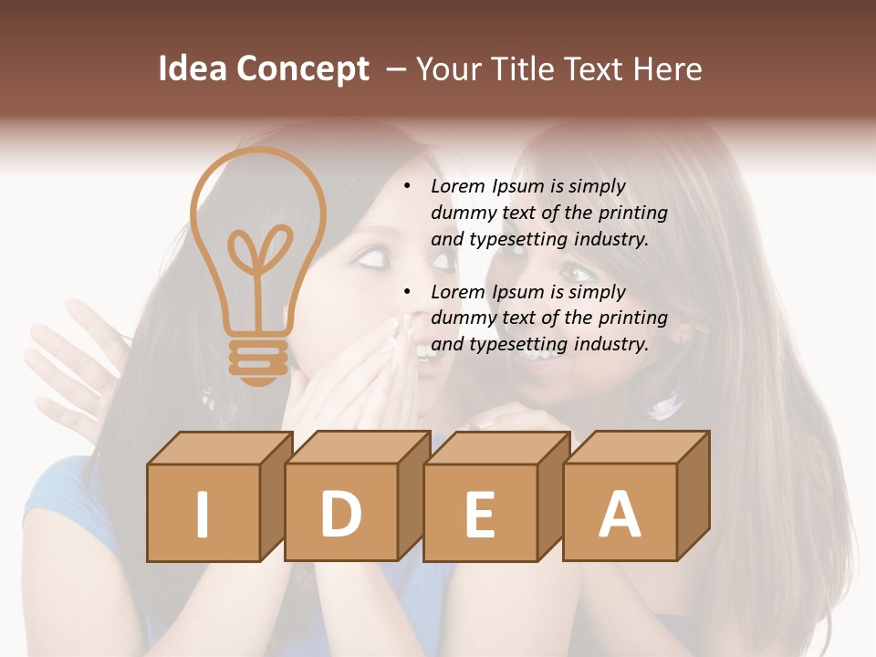 Beautiful Girlfriends Attractive PowerPoint Template