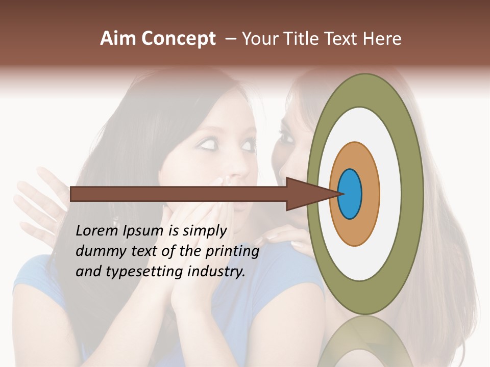 Beautiful Girlfriends Attractive PowerPoint Template