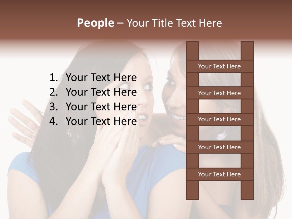 Beautiful Girlfriends Attractive PowerPoint Template