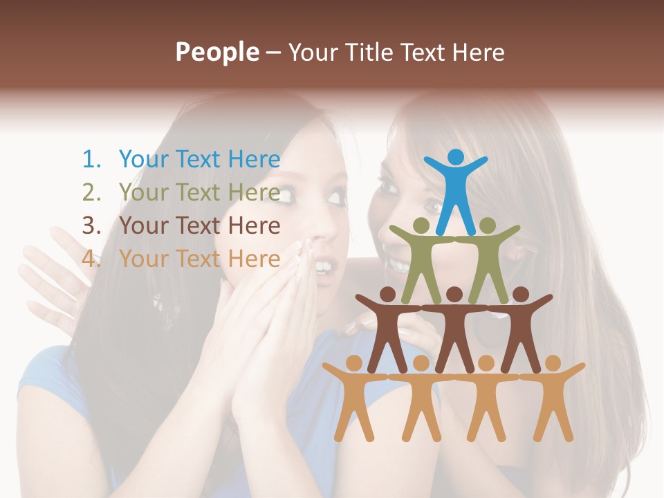 Beautiful Girlfriends Attractive PowerPoint Template