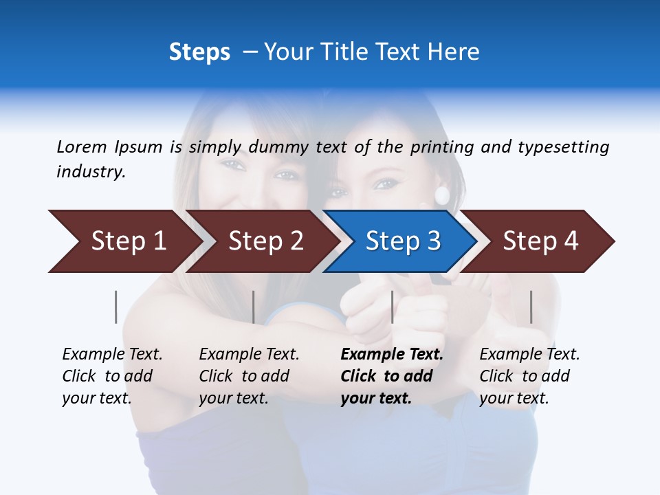 Happiness Background Youth PowerPoint Template