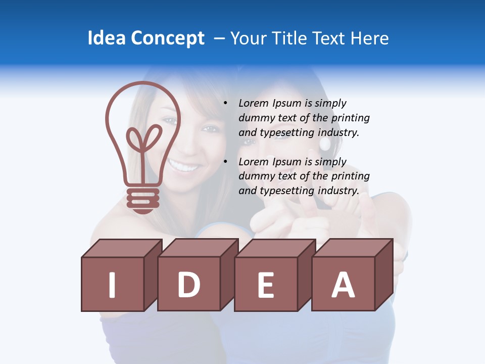 Happiness Background Youth PowerPoint Template