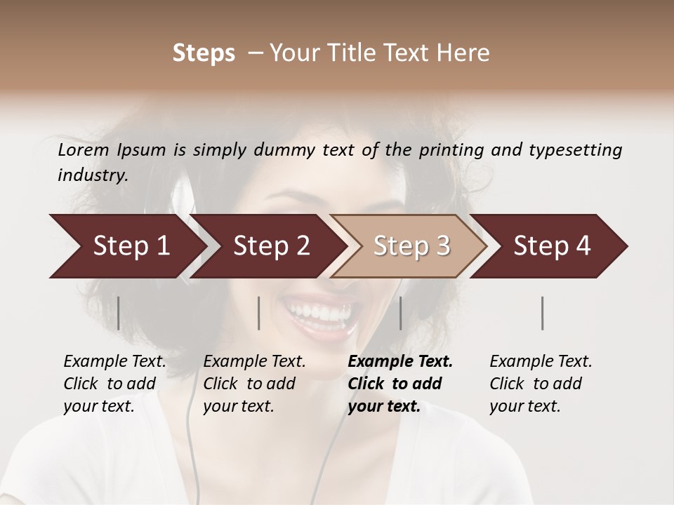 Person Studio Leisure PowerPoint Template