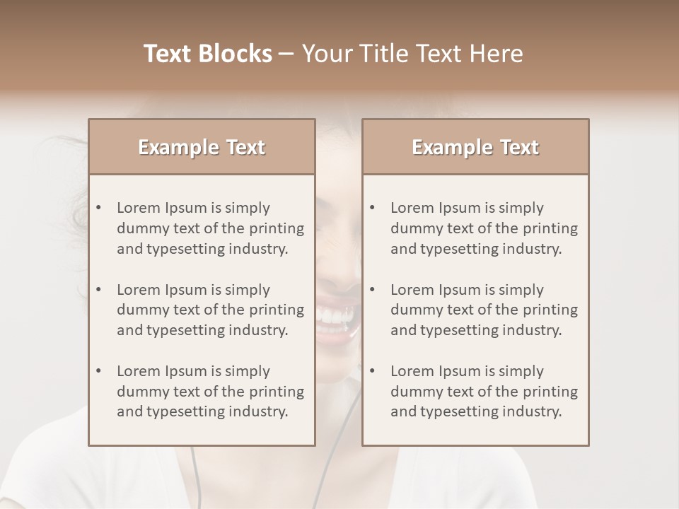Person Studio Leisure PowerPoint Template