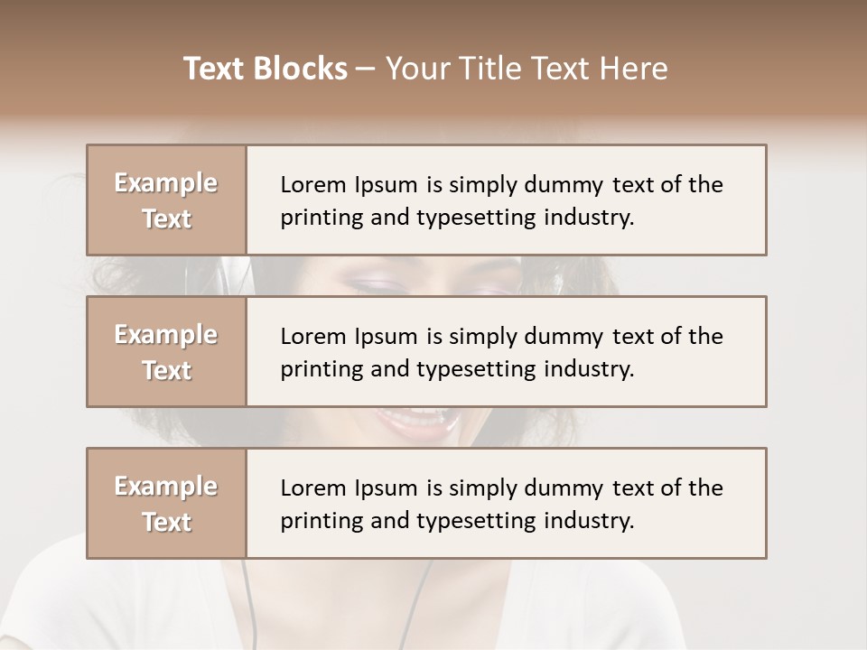 Person Studio Leisure PowerPoint Template