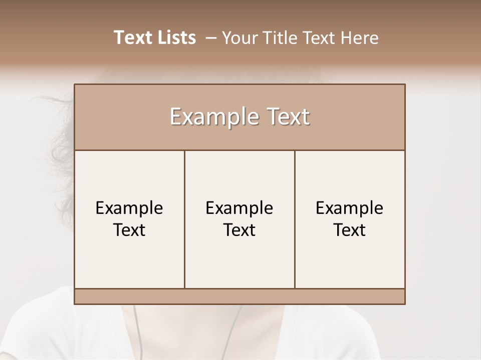 Person Studio Leisure PowerPoint Template