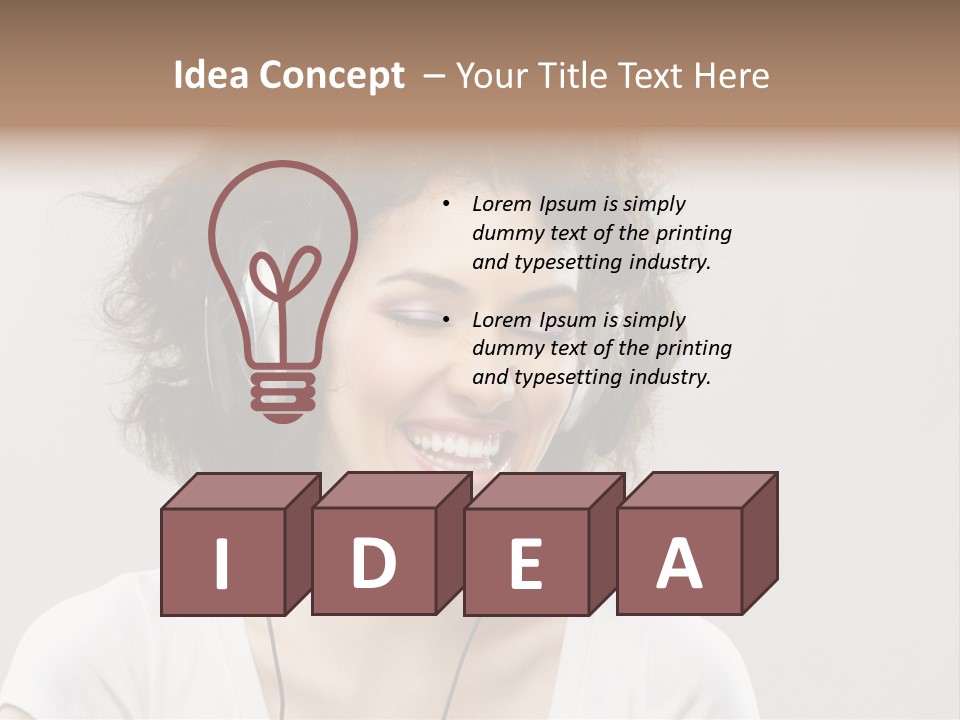 Person Studio Leisure PowerPoint Template