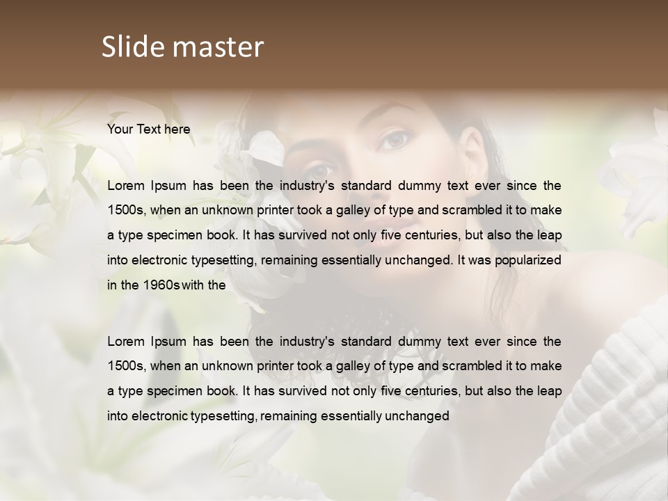 Face One Human PowerPoint Template