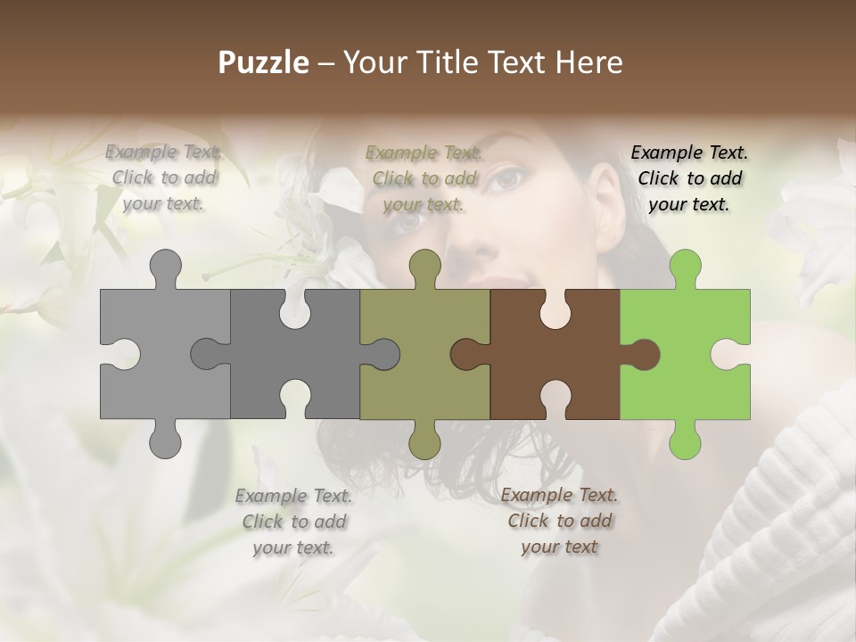 Face One Human PowerPoint Template