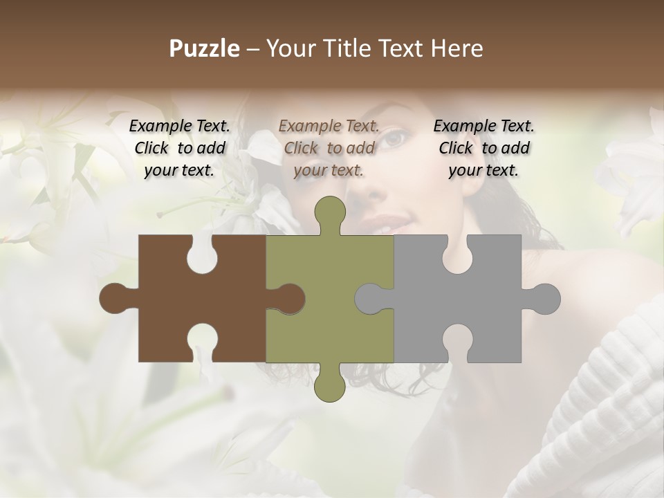 Face One Human PowerPoint Template