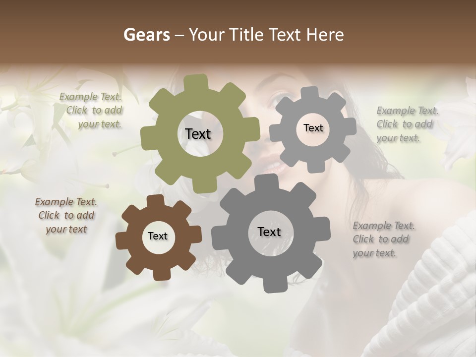 Face One Human PowerPoint Template