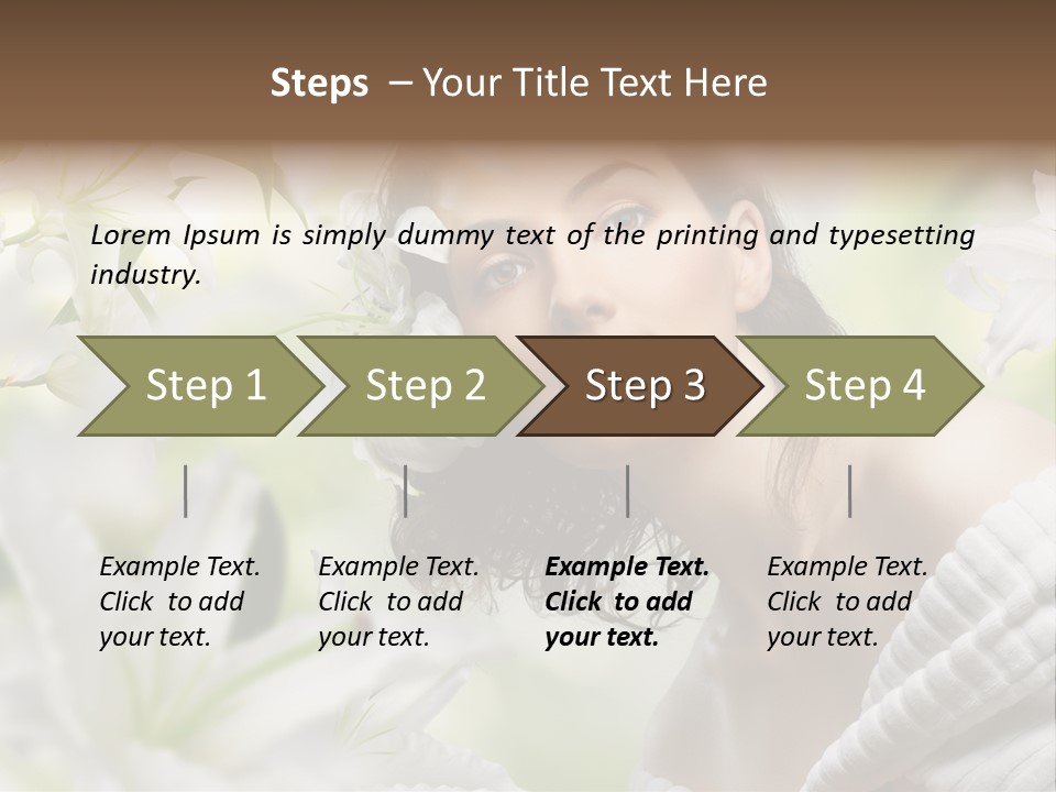 Face One Human PowerPoint Template