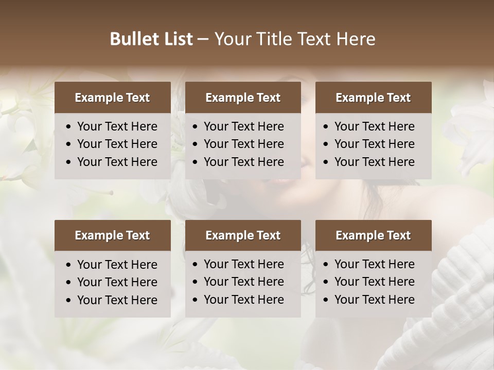 Face One Human PowerPoint Template
