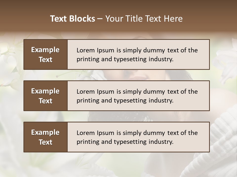 Face One Human PowerPoint Template