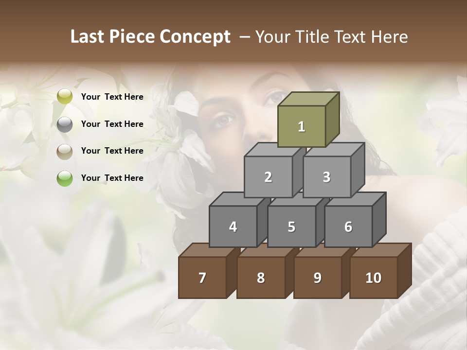 Face One Human PowerPoint Template