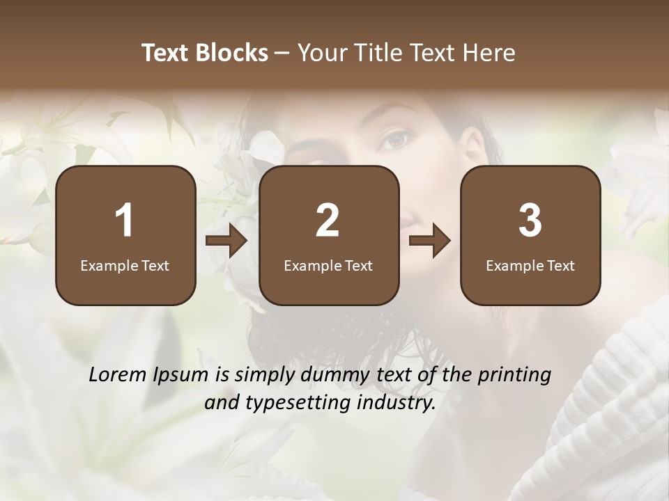 Face One Human PowerPoint Template