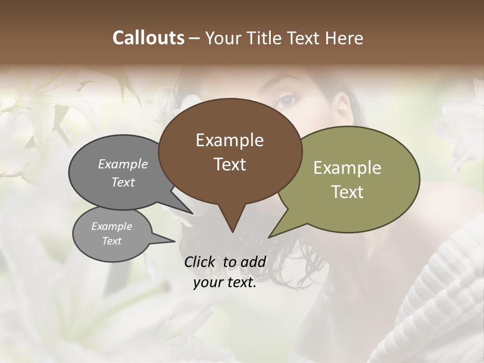 Face One Human PowerPoint Template