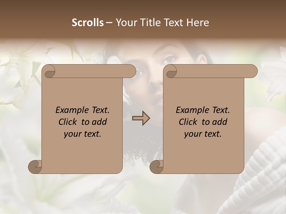 Face One Human PowerPoint Template