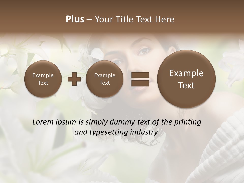 Face One Human PowerPoint Template